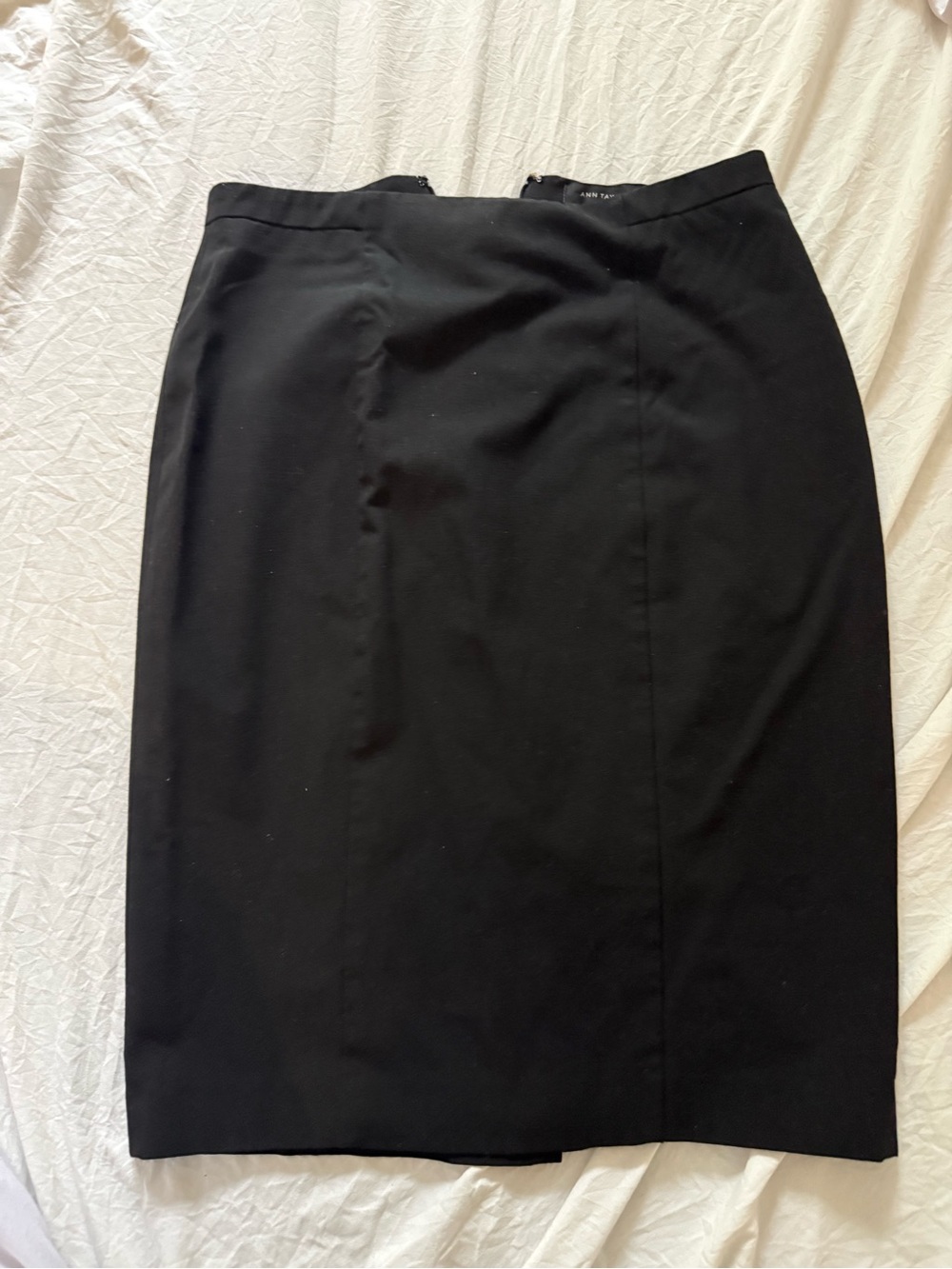 Ann Taylor Black Pencil Skirt